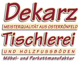 Logo - Dekarz Tischlerei aus Osterrönfeld